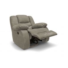 Кресло реклайнер Маранта мехеническое цвет серый