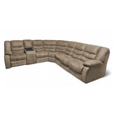 Угловой диван Маранта с баром цвет бежевый