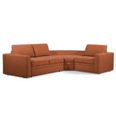 Угловой диван Бруно цвет красный,рыжый