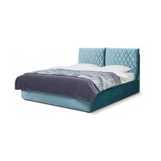 Кровать с подъемным механизмом Амели цвет бирюза  (код 996888)
