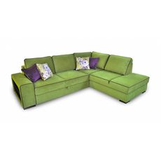 Угловой диван Энджой цвет зеленый  (код 914098)