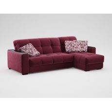 Угловой диван MOON 107 цвет красный