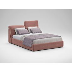Кровать с подъёмным механизмом MOON 1107 цвет розовый