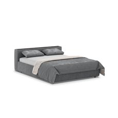 Кровать с подъёмным механизмом MOON 1007 цвет серый  (код 668608)