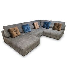 Угловой диван MOON 160 цвет серый