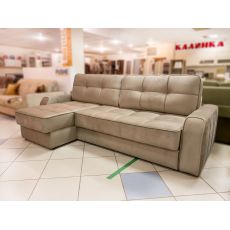 Угловой диван Кембридж цвет бежевый,коричневый,голубой
