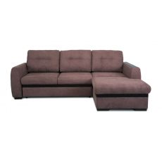 Угловой диван Айдер цвет коричневый