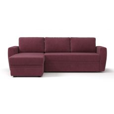 Угловой диван Лакки цвет красный,бордовый