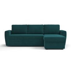 Угловой диван Лакки цвет зеленый