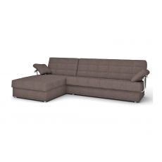 Угловой диван Милан цвет коричневый
