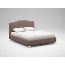 Кровать с подъемным механизмом MOON 1158 цвет красный,коричневый