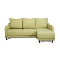 Угловой диван Бьерг цвет зеленый