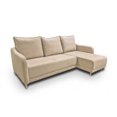 Угловой диван Бьерг цвет бежевый