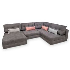 Угловой диван MOON 160 цвет серый  (код 413564)