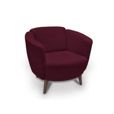 Кресло Тулип NEW цвет красный,бордовый