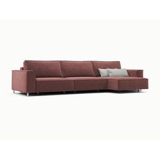 Угловой диван MOON 005 цвет красный,бордовый