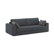 Диван MOON 007 цвет черный,серый