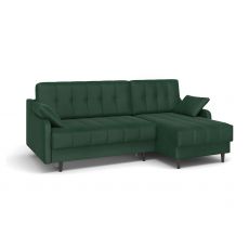 Угловой диван Женева цвет зеленый
