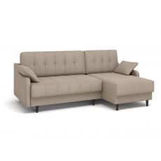 Угловой диван Женева цвет бежевый,коричневый