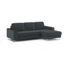 Угловой диван MOON 117 цвет черный,серый