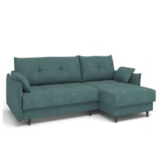 Угловой диван Каролина цвет зеленый