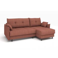Угловой диван Каролина цвет оранжевый