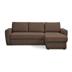 Угловой диван Лакки цвет коричневый