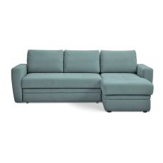 Угловой диван Лакки цвет зеленый,бирюза