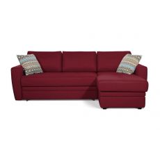 Угловой диван Лакки цвет красный