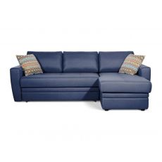 Угловой диван Лакки цвет синий