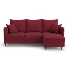 Угловой диван Фьорд цвет красный,бордовый