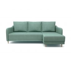 Угловой диван Бьерг цвет зеленый