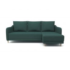 Угловой диван Бьерг цвет зеленый