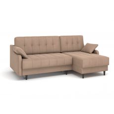 Угловой диван Женева цвет бежевый,рыжый