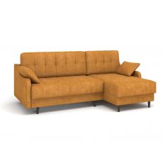Угловой диван Женева цвет желтый,оранжевый