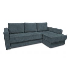Угловой диван Остин реальное фото образца цвет серый,синий