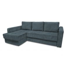 Угловой диван Остин реальное фото образца цвет серый,синий