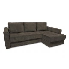 Угловой диван Остин реальное фото образца цвет коричневый