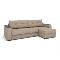 Угловой диван Сиэтл цвет бежевый,коричневый