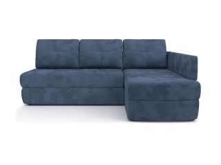 Угловой диван Арно цвет синий,голубой