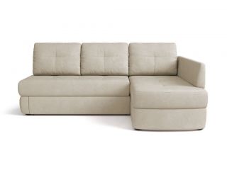 Угловой диван Арно цвет белый,бежевый