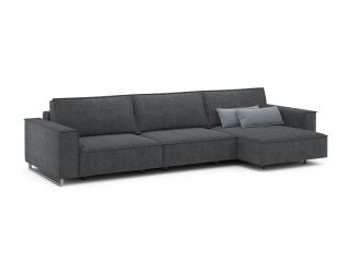 Угловой диван MOON 005 цвет серый