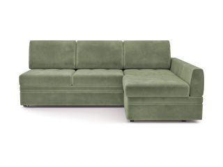 Угловой диван Бруно цвет зеленый,оливковый