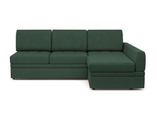 Угловой диван Бруно цвет зеленый