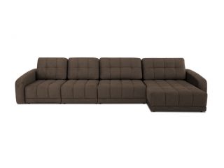 Угловой диван Джефферсон цвет коричневый