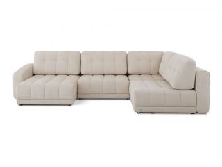 Угловой диван Джефферсон цвет белый,бежевый