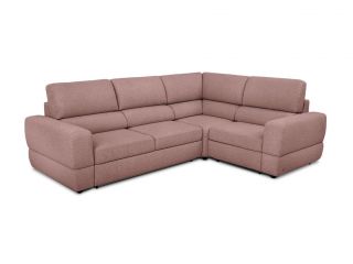 Угловой диван Браун цвет розовый