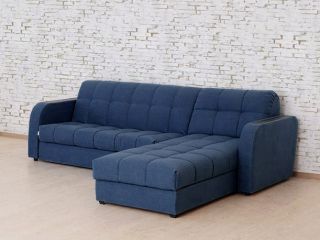 Угловой диван Дублин цвет синий
