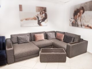 Угловой диван MOON 007 цвет коричневый