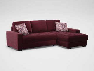 Угловой диван MOON 107 цвет красный